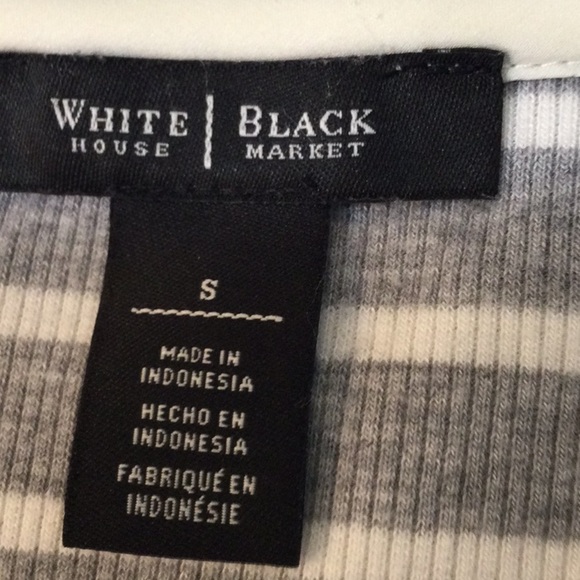 White House Black Market Long Sleeve Striped Tunic/Dress Sz S - Picture 8 of 12